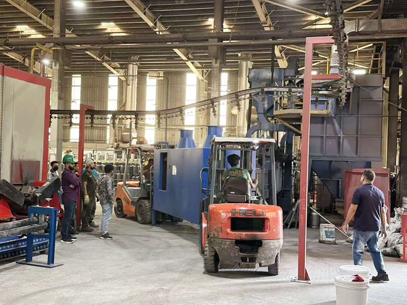 LPG Cylinder Shot Blasting Machine Installed and Commissioned at Bangladesh Customer Site