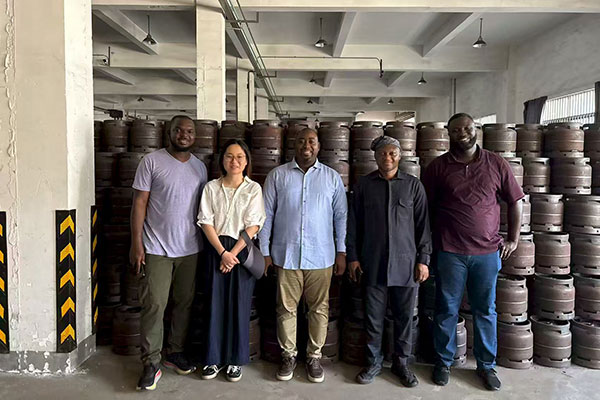 Ghana LPG cylinder making machine customers