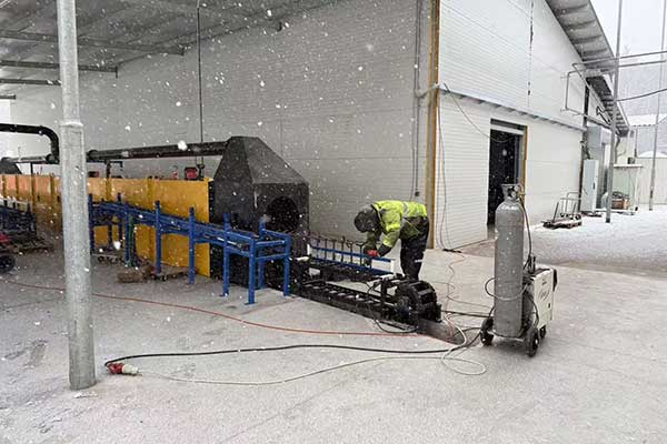 LPG cylinder recondition line